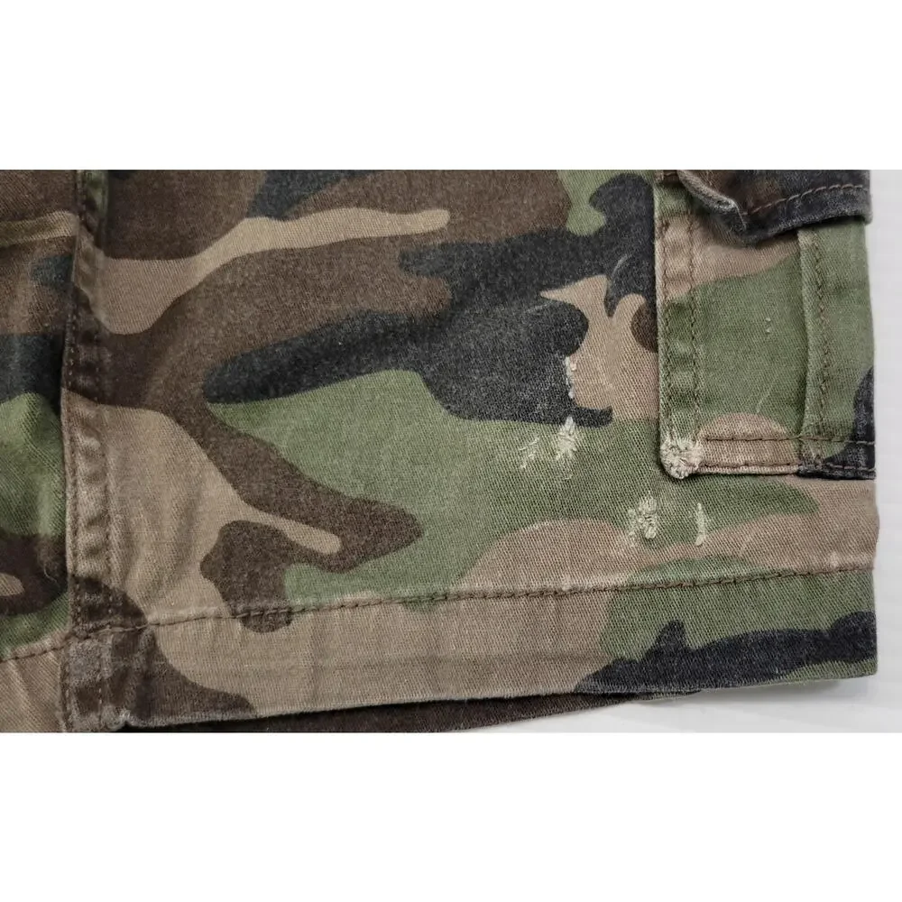 L5) Children Wonder Nation Camo Camouflage Boys Cargo Shorts Medium 8
